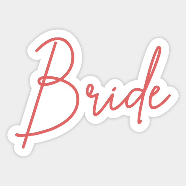 Bride Rose Script Sticker by cre8tive-liv